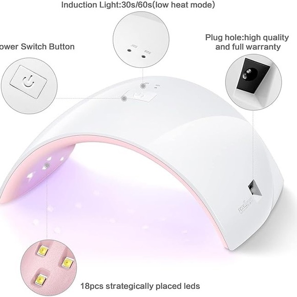 New Nail Lamp for Gel Nail Polish - Picture 2 of 6